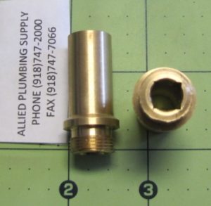 INDIANA BRASS SEAT 9/16 X 27  1-15/32